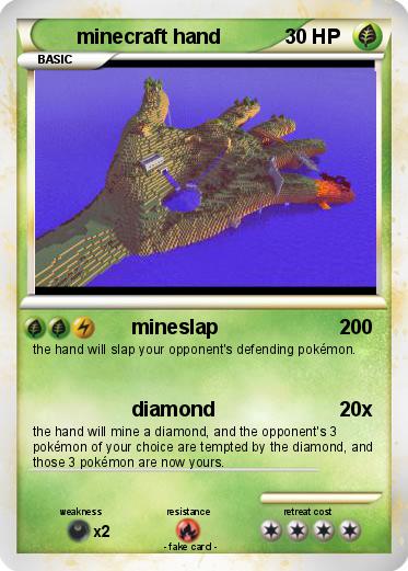 Pokemon minecraft hand