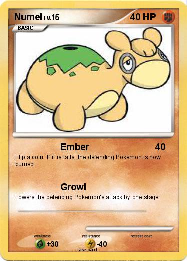 Pokemon Numel
