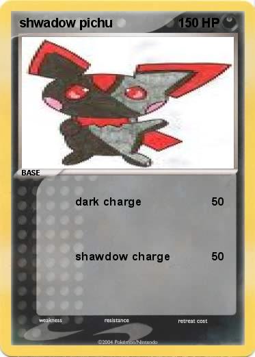 Pokemon shwadow pichu