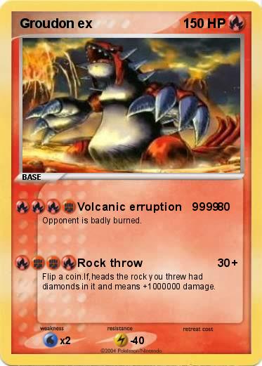 Pokemon Groudon ex