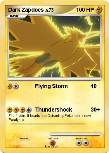 Pokemon Dark Zapdoes