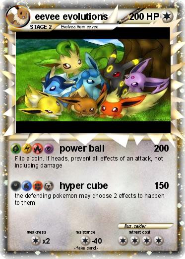 Pokemon eevee evolutions