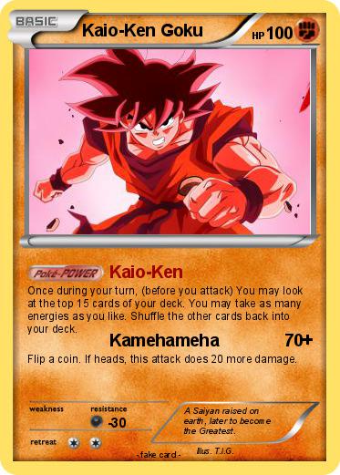 Pokemon Kaio-Ken Goku