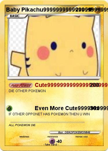 Pokemon Baby Pikachu99999999999999999999999999999999999999999999999999