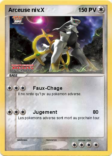 Pokemon Arceuse niv.X