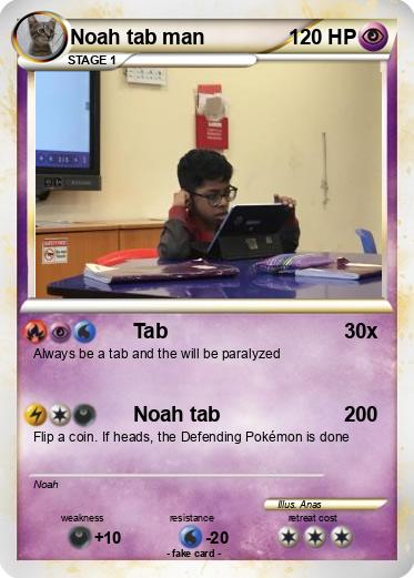 Pokemon Noah tab man