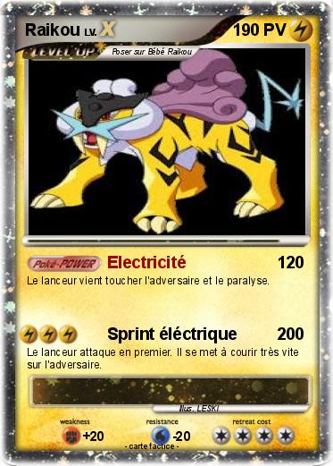 Pokemon Raikou