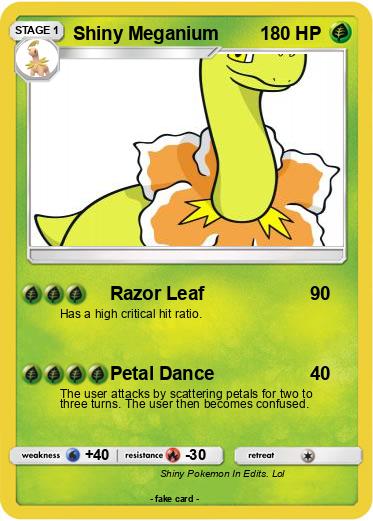 Pokemon Shiny Meganium