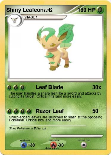 Pokemon Shiny Leafeon