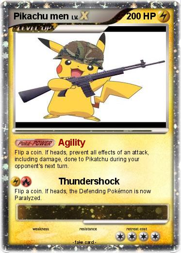 Pokemon Pikachu men