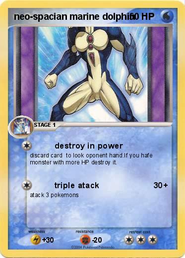 Pokemon neo-spacian marine dolphin