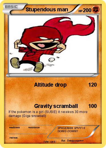 Pokemon Stupendous man