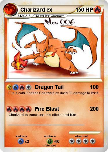 Pokemon Charizard ex