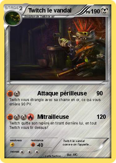 Pokemon Twitch le vandal