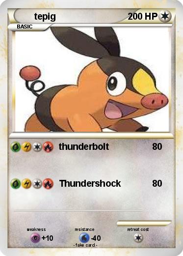 Pokemon tepig