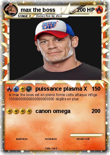 Pokemon max the boss