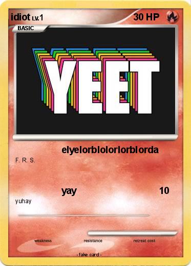 Pokemon idiot