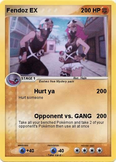 Pokemon Fendoz EX