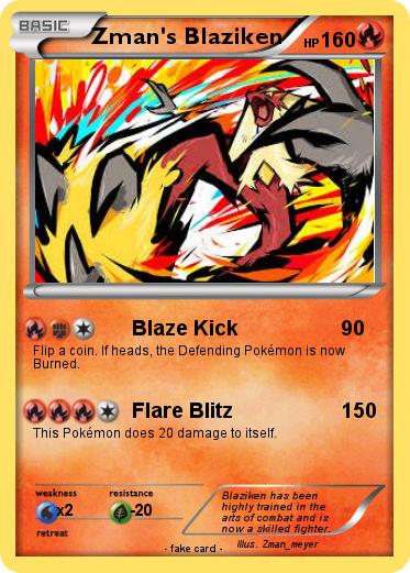 Pokemon Zman's Blaziken