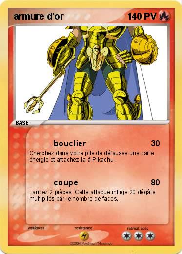 Pokemon armure d'or