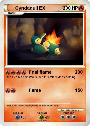 Pokemon Cyndaquil EX
