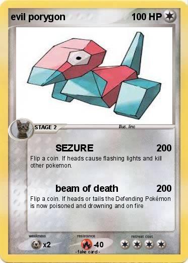 Pokemon evil porygon