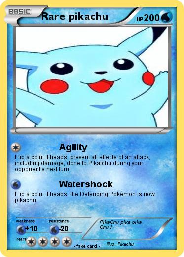 Pokemon Rare pikachu