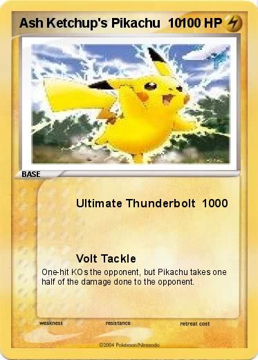 Pokemon Ash Ketchup's Pikachu  10