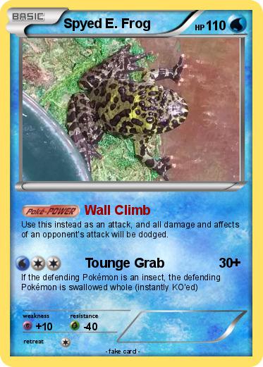 Pokemon Spyed E. Frog