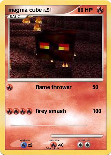 Pokemon magma cube