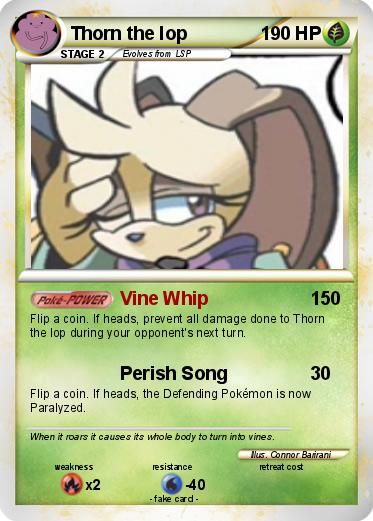 Pokemon Thorn the lop