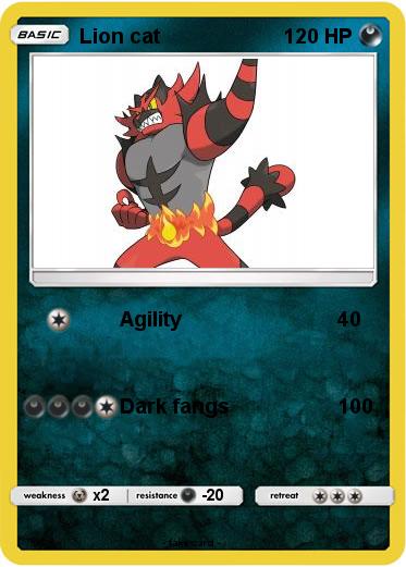 Pokemon Lion cat