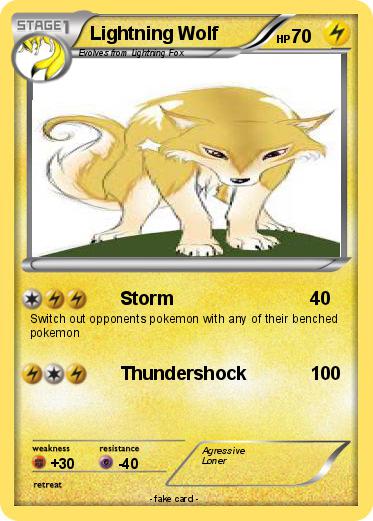 Pokemon Lightning Wolf