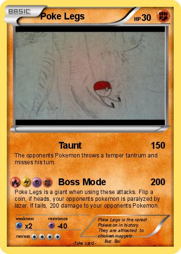 Pokemon Poke Legs
