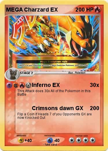 Pokemon MEGA Charzard EX