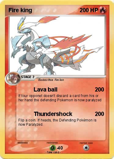 Pokemon Fire king
