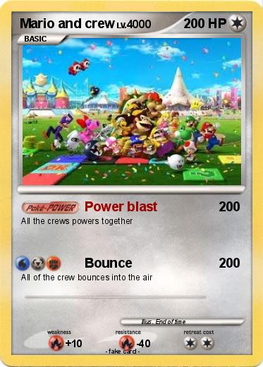 Pokemon Mario and crew