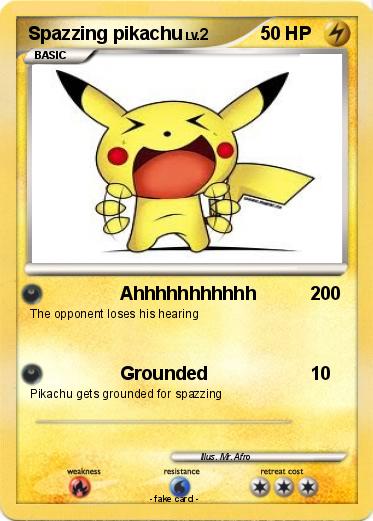 Pokemon Spazzing pikachu
