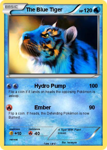Pokemon The Blue Tiger