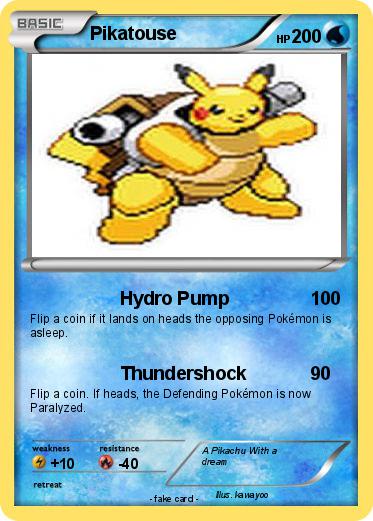 Pokemon Pikatouse