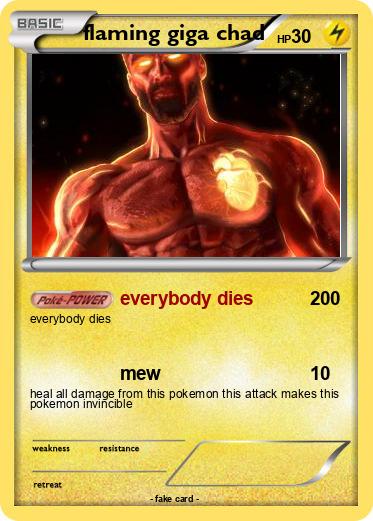 Pokemon flaming giga chad