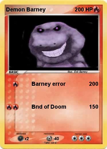 Pokemon Demon Barney