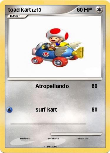 Pokemon toad kart