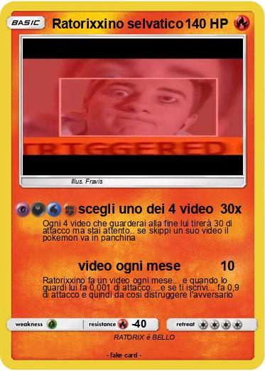 Pokemon Ratorixxino selvatico