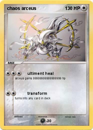Pokemon chaos arceus