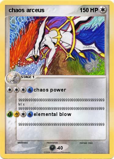 Pokemon chaos arceus
