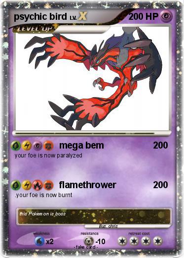 Pokemon psychic bird