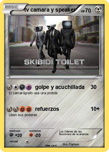 Pokemon tv camara y speaker
