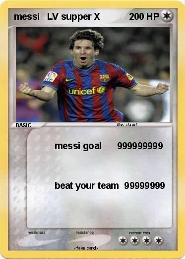 Pokemon messi   LV supper X