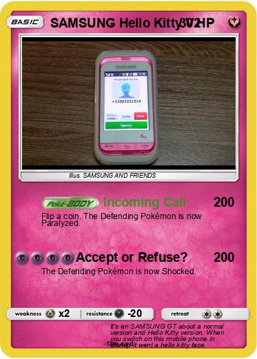 Pokemon SAMSUNG Hello Kitty V2